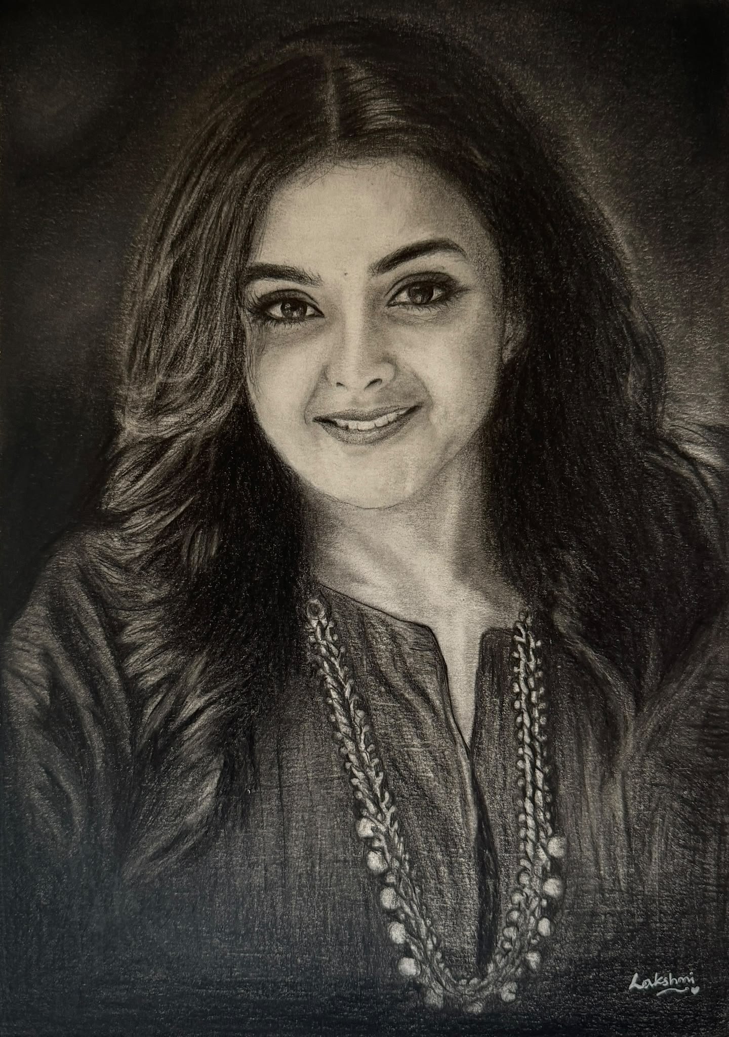 The Actress — artwork by Lakshmi Sridhar