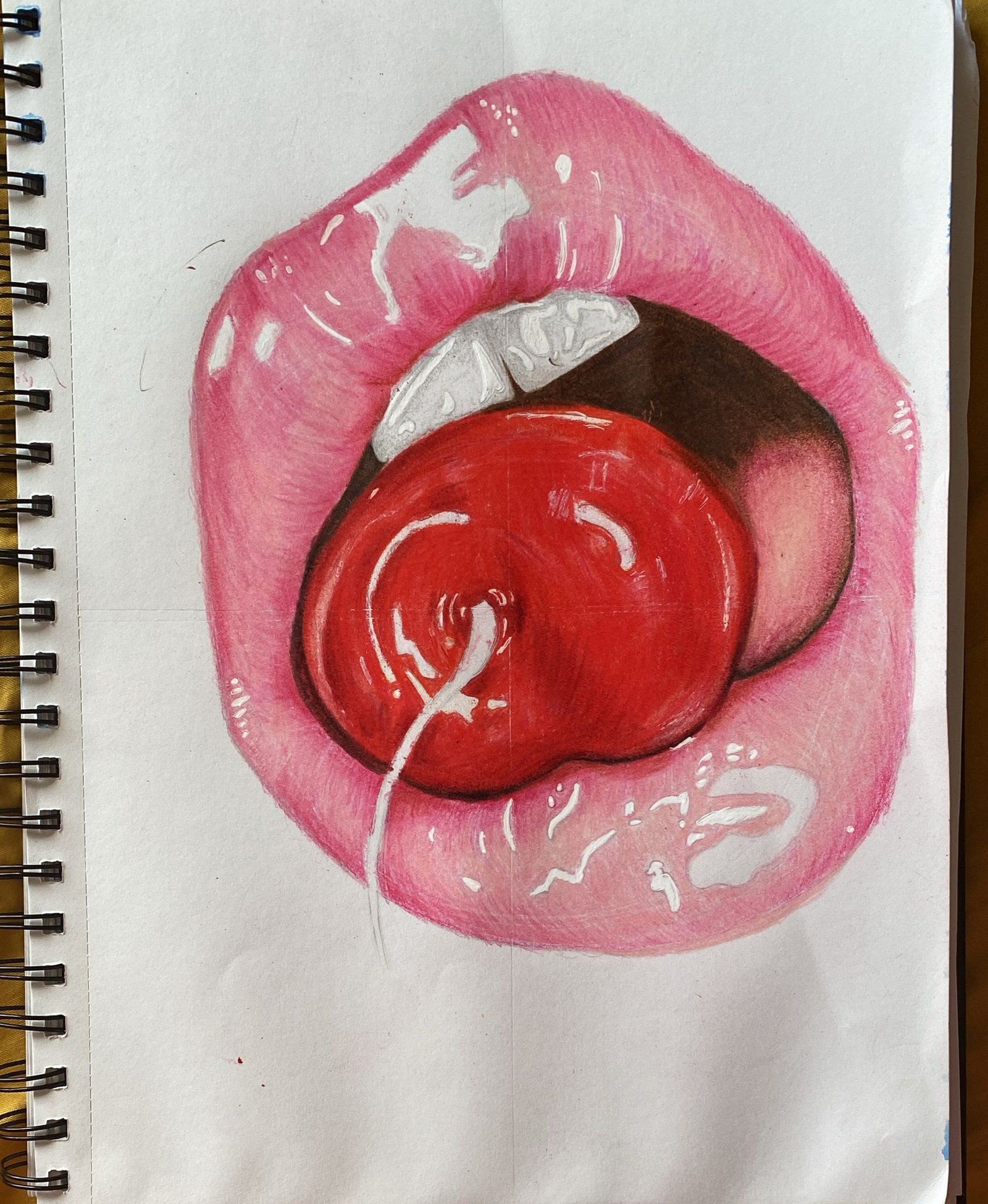 Cherry — student Christmas card, 2026